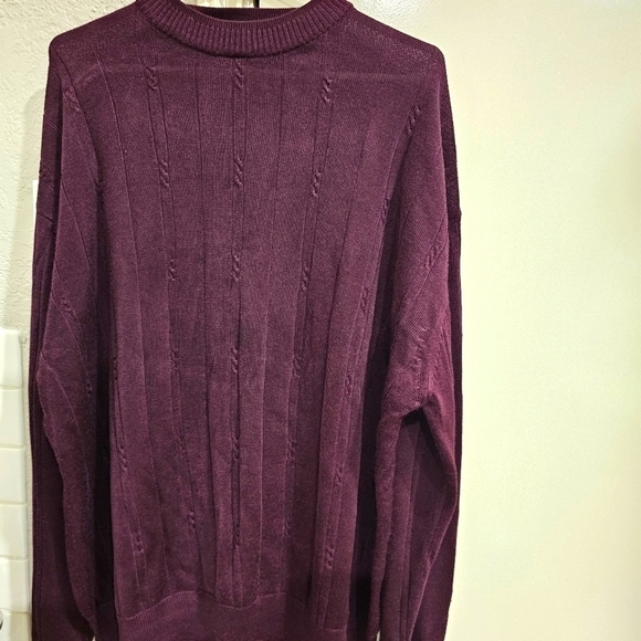 Pronto-Uomo Mens Maroon Pullover XL  excellent condition - Picture 1 of 7